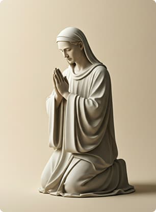 praying statue